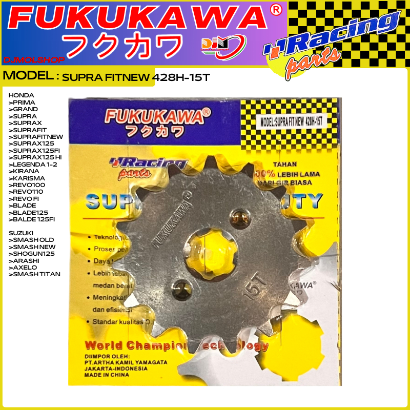 Gear Set Gir Paket Racing Astrea Prima Grand Supra Legenda Model SSS Merk Fukukawa Racing