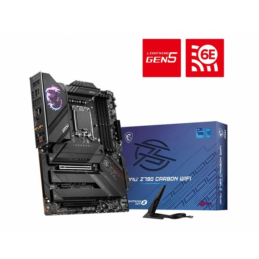 MSI MPG Z790 GAMING CARBON WiFi DDR5 (Intel LGA 1700, Gen12, Gen13)