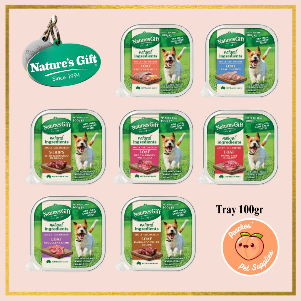 Wet Dog Food – Nature’s Gift Gourmet Tray 100gr