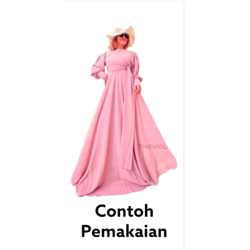 The violetas Hamida Dress Exclusive Turkey Series Babydoll Import Original gamis premium butik the v