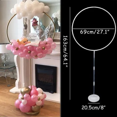 standing balon holder / stand balon bentuk lingkar 163cm x 75cm