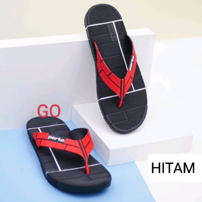 sogo PORTO 1034M Sandal Sepatu Pria Sandal Jepit Empuk Sandal Karet
