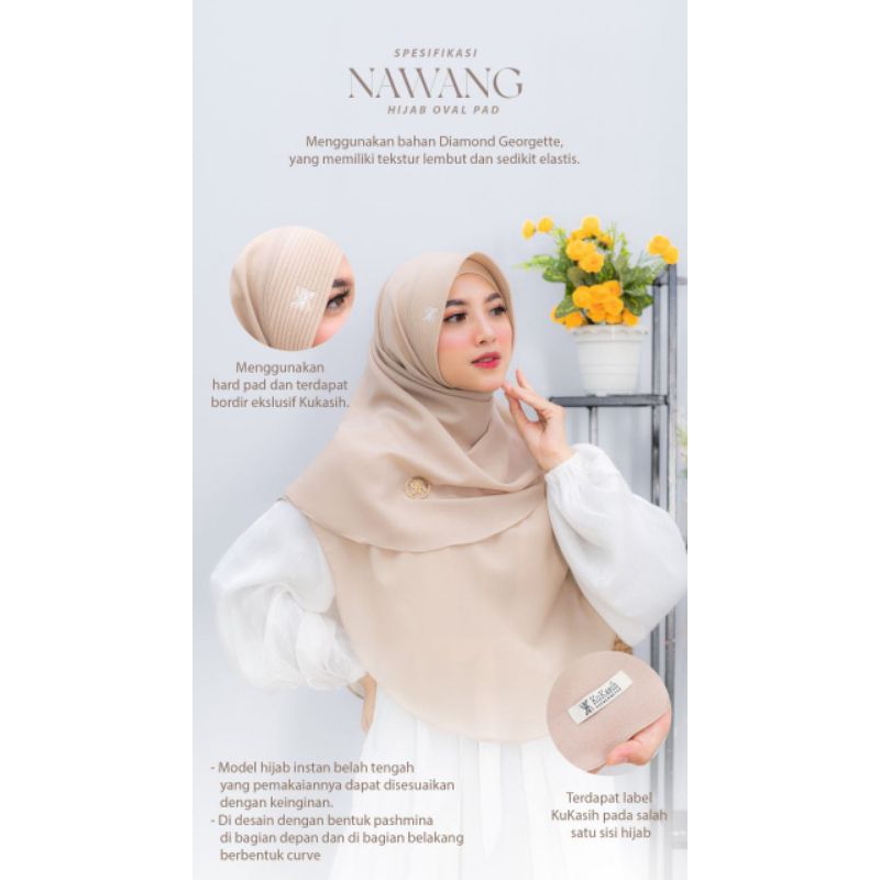 Nawang Hijab Oval Pad kukasih