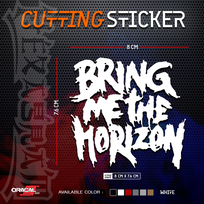 Cutting Sticker BRING ME THE HORIZON TEXT Logo | Stiker Cutting Logo BRING ME THE HORIZON