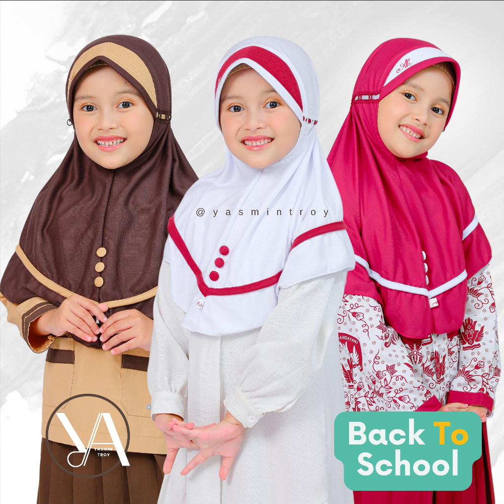 Jilbab Krudung Hijab Anak Sekolah Instan Joyah