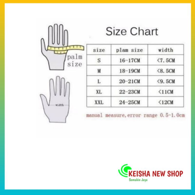 Sarung Tangan Kerja Karet Nylon Anti Slip Palmfit Glove