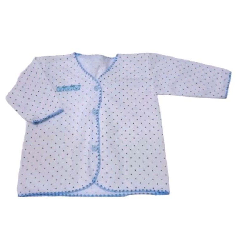 Baju Bayi Lengan Panjang POLKADOT (Grosir 12pcs) Baju Atasan Lengan Panjang POLKADOT 1 Lusin Newborn