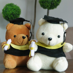 boneka wisuda / boneka beruang kecil / sauvenir wisuda / boneka untuk buket Boneka teddy bear wisuda