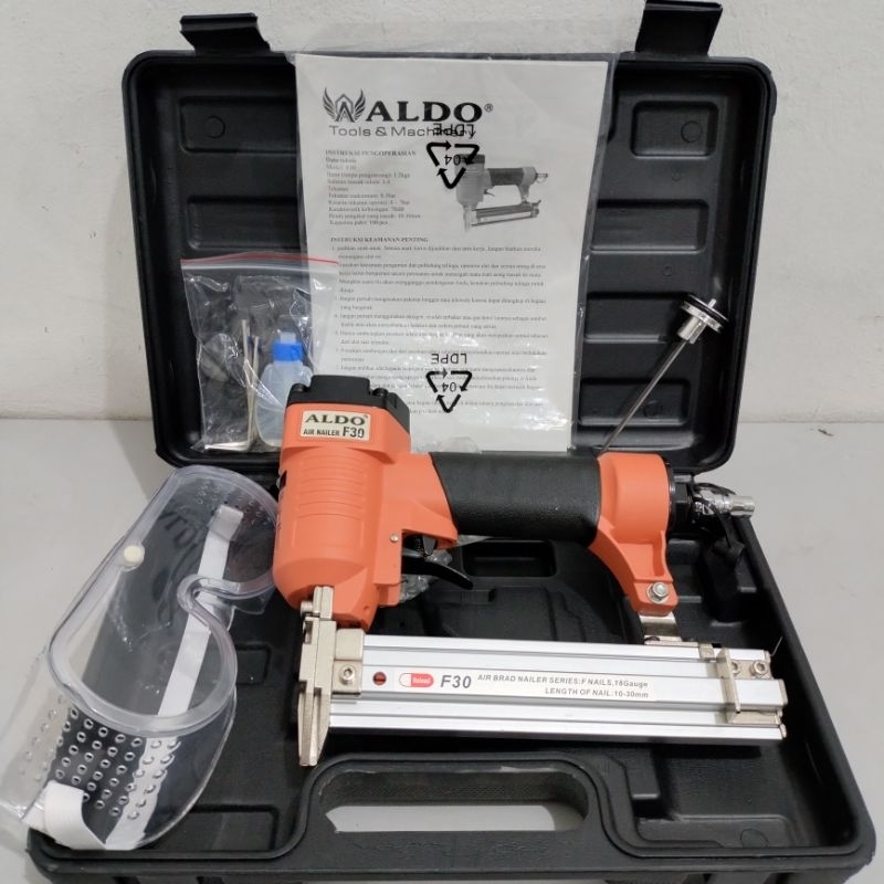 AIR NAILER F-30 "ALDO" TYPE PAKU ( ¡ ) ||ALAT PAKU TEMBAK ANGIN COMPRESSOR F-30