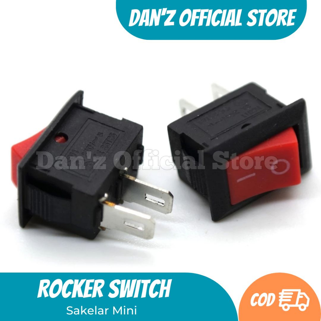 Saklar On Off Mini Rocker Switch Kecil Sakelar Power On Off Mini