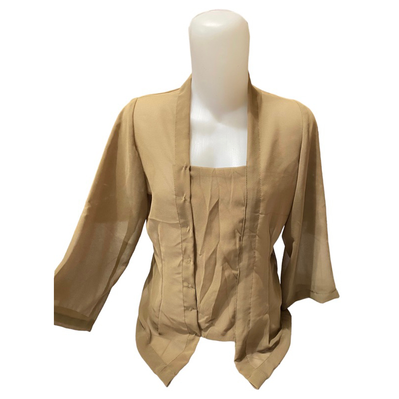 kebaya sifon polos lonceng kebaya sifon polos jumbo kebaya jumbo murah pakaian adat bali murah