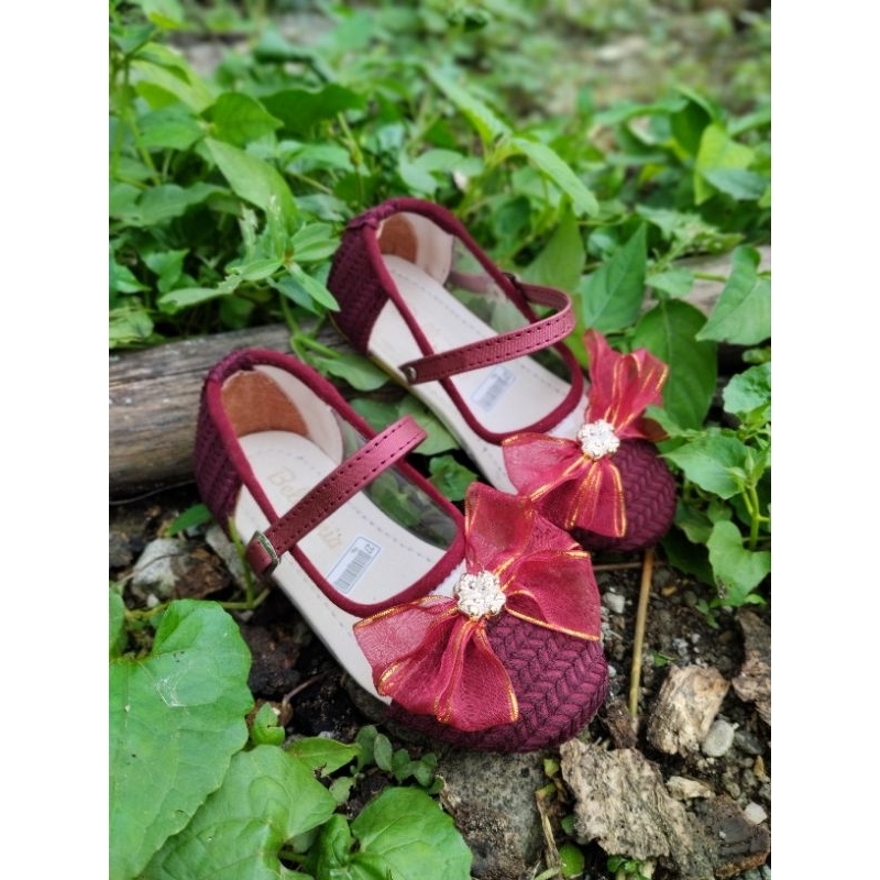 khainuna flatshoes kaca pita kerajinan tangan 22-25 26-30