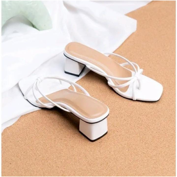 Sendal Heels Wanita Jepit Terbaru Kekinian / Sendal Cewek 2023 Sendal Heels 5cm Murah