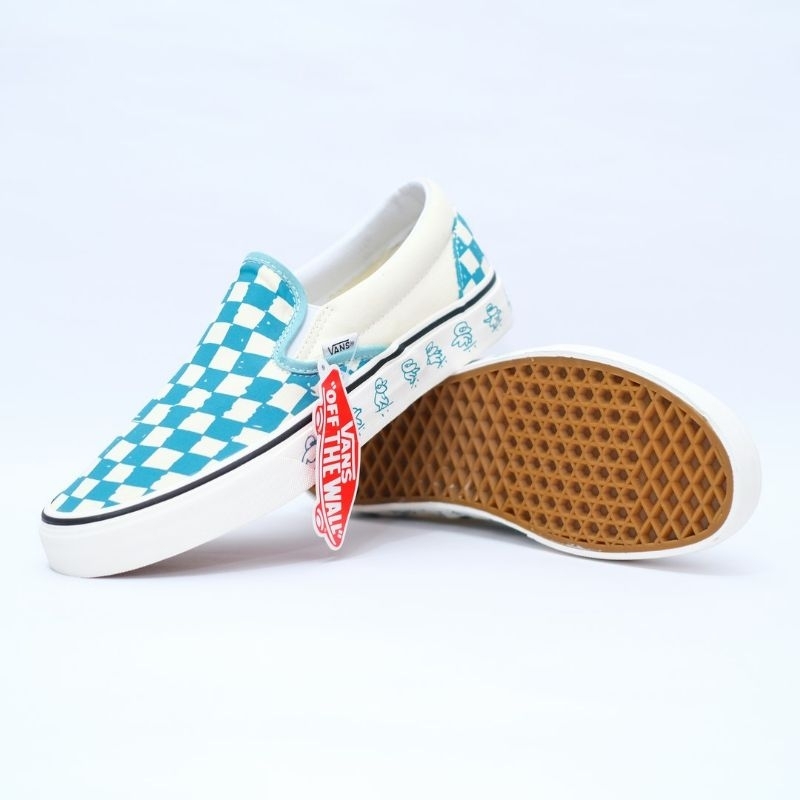 Vans Slip on Kakao Friends Ice Blue Original 100% Guarantee | BNIB | Vans slip on motif