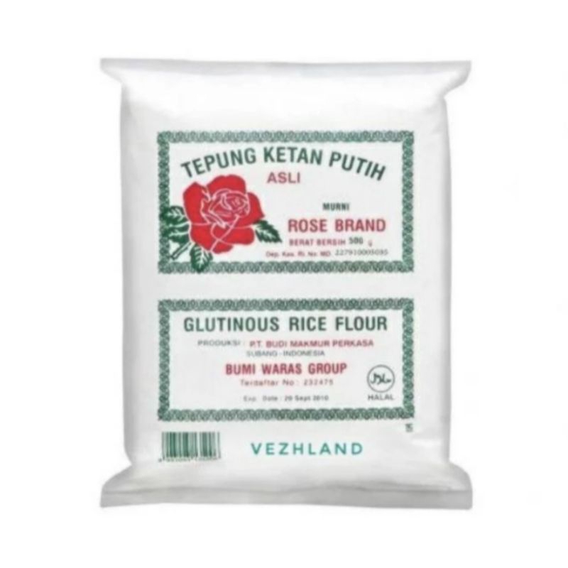 

Tepung beras ketan rose brand 500gram