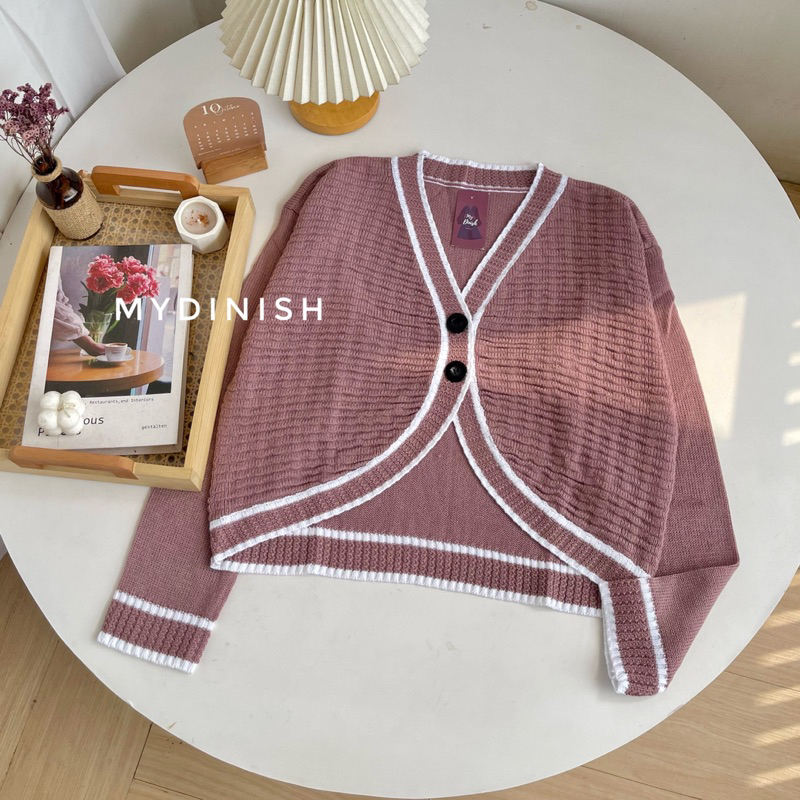 Kalia Bolero Cardigan Rajut Crop Wanita Terbaru