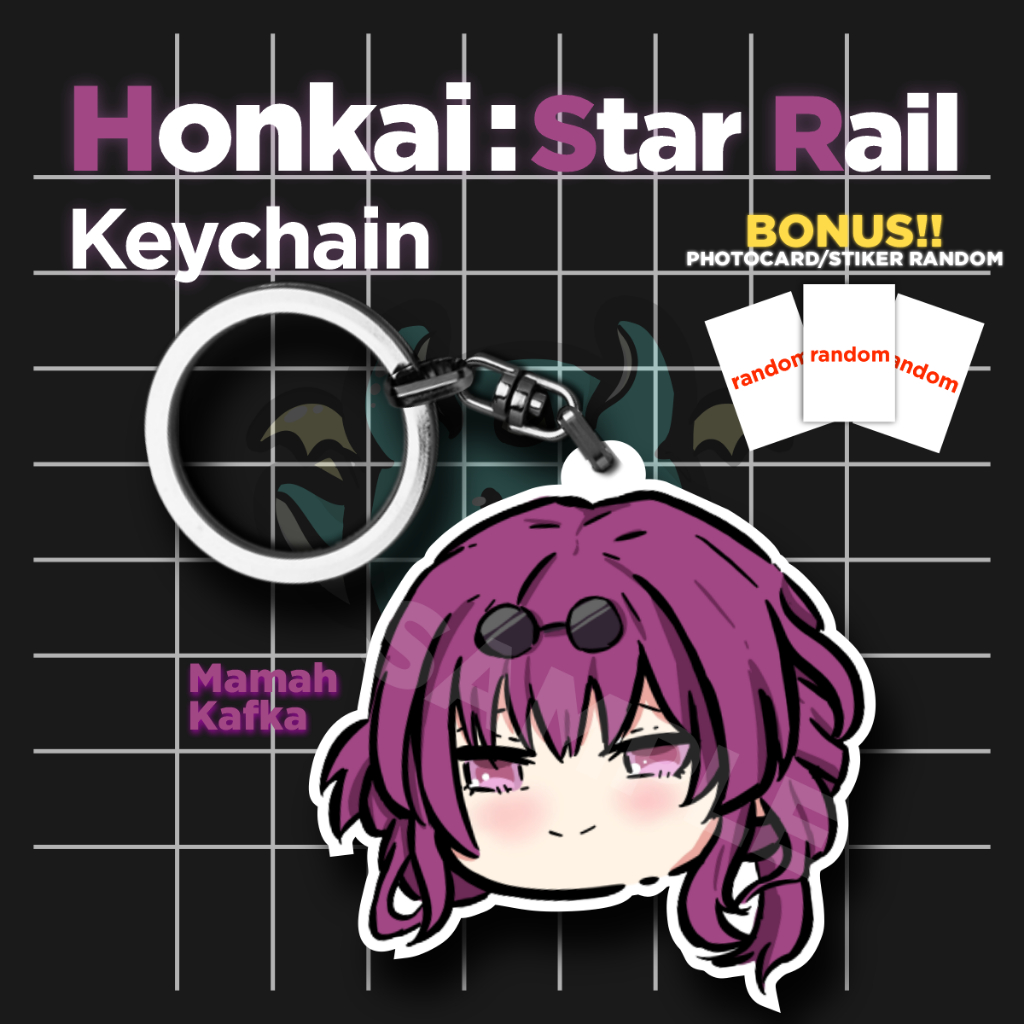Gantungan Kunci/Keychain「Honkai Star Rail」Kafka