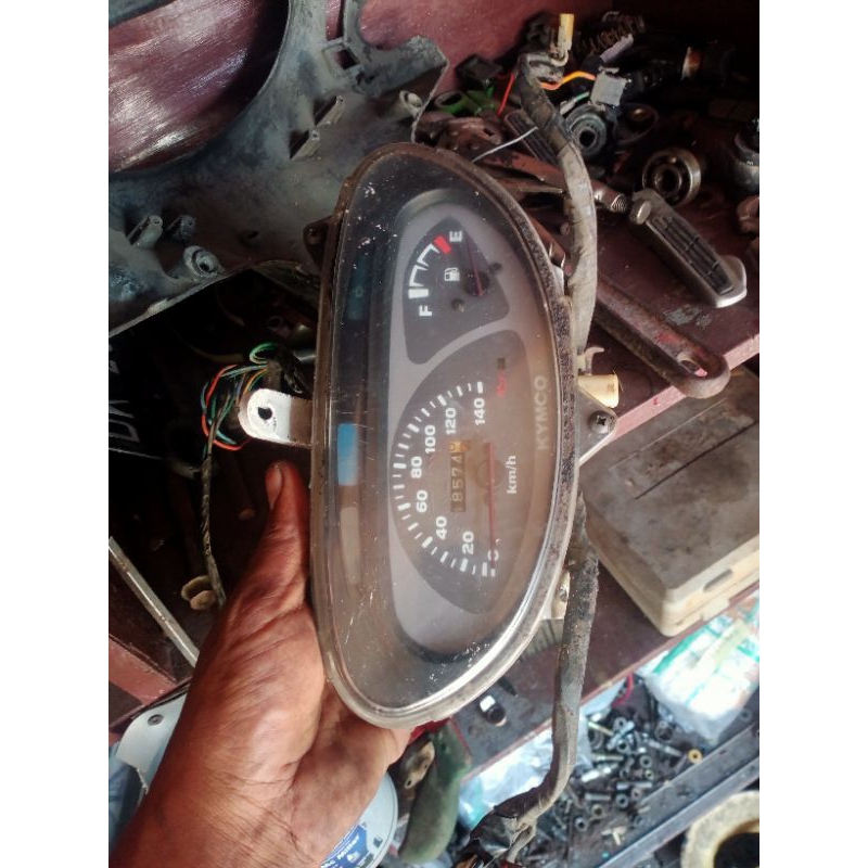 spidometer Kymco metica tangki belakang