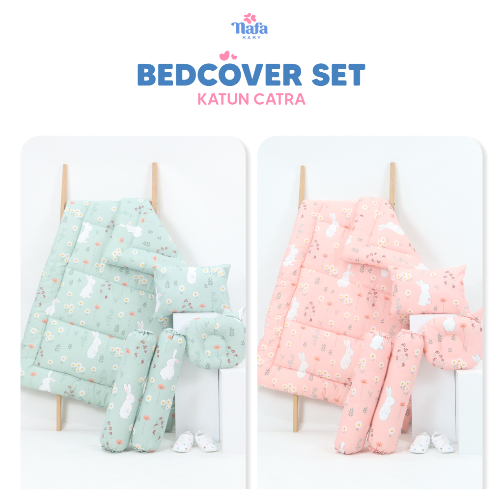 BEDCOVER BABY BEDDING SET/ BEDCOVER BAYI SET BANTAL GULING /NAFA BABY