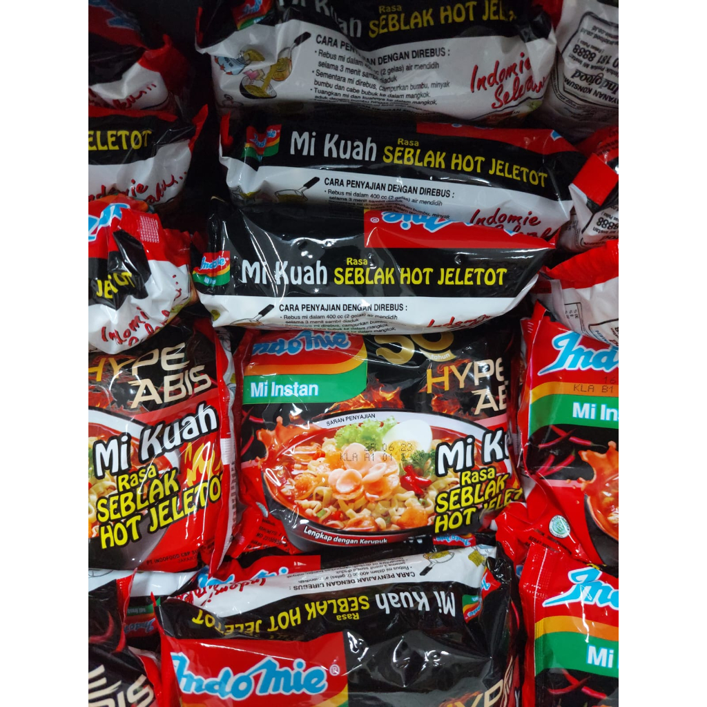 

Indomie HypeAbis Rasa Seblak Hot Jeletot