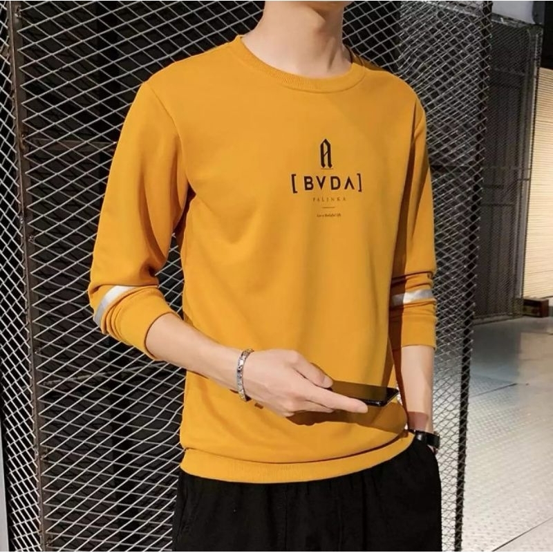 KAOS PRIA ( BVDA ) BAJU DISTRO PRIA LENGAN PANJANG MODEL TERBARU