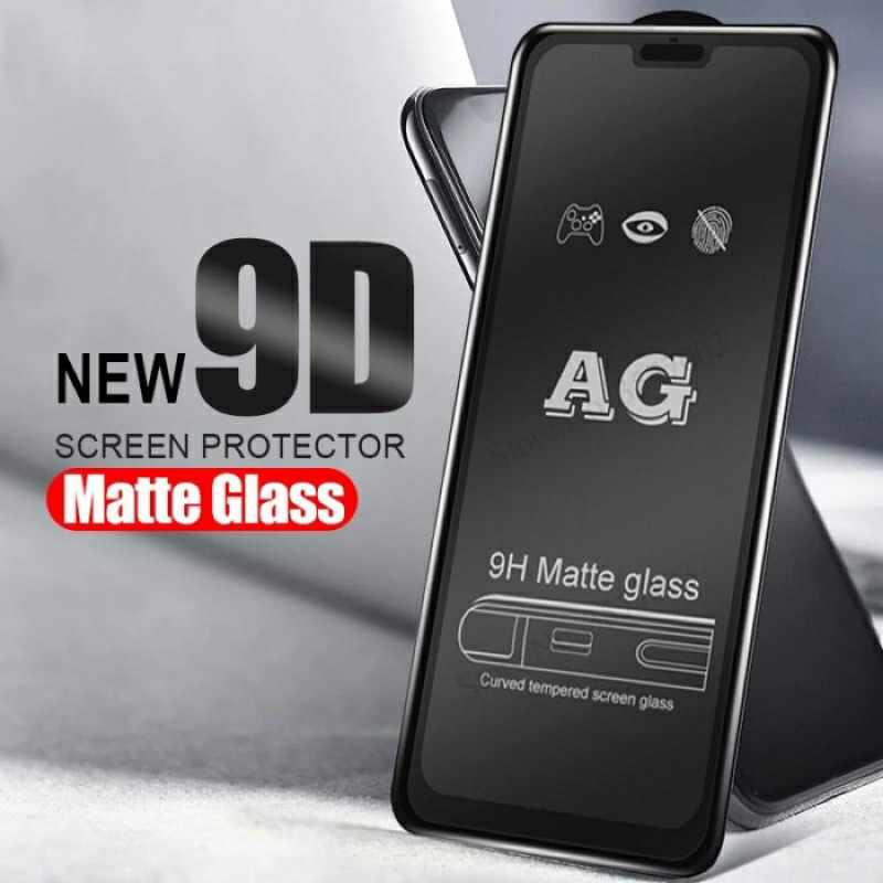 IPHONE 6 6+ 7 7+ 8 8+ X XS XR XSMAX 11 11 PRO 11 PRO MAX 12 12 PRO 12 PRO MAX PLUS Tempered Anti Minyak / Tempered Glass Matte Glass Full / Anti Gores Kaca / Anti Glare 5D