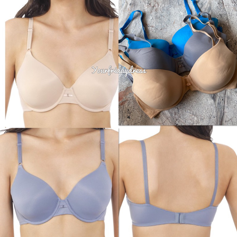 Varette JUMBO Heavenly Coverage T-Shirt Bra seamless Satin Bra Wired padded Bh Impor Branded Sale Hn