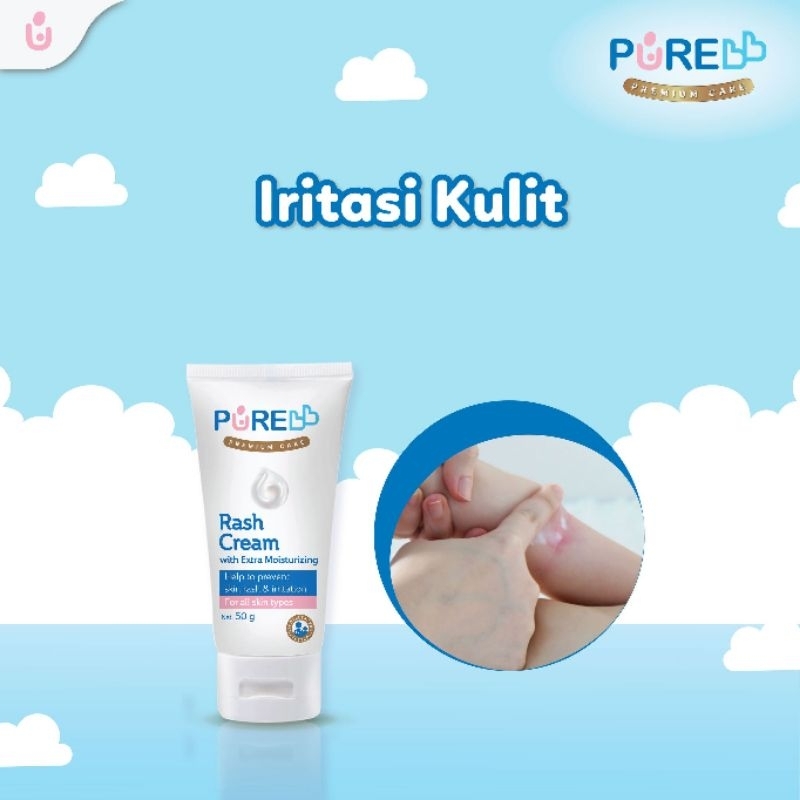 RASH CREAM PURE BABY/PUREBB/PUREKIDS 50g AUDREY BABY SHOP