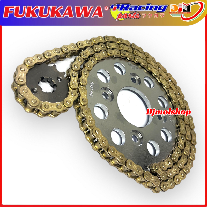 Gear Set Racing Fukukawa Karisma Supra X125 Revo Blade Ukuran 428H 35T _ 45T Tipe SSS