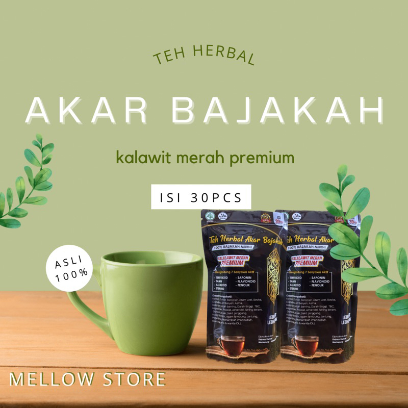 

Teh herbal akar bajakah kalawit merah premium isi 30pcs asli 100%