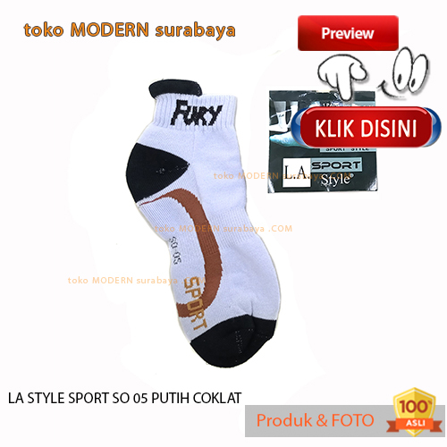 Kaos kaki pendek mata kaki tebal LA STYLE SPORT SO 05