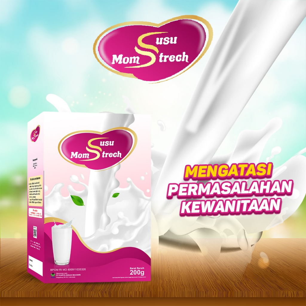 

MOM STECH susu kambing etawa solusi masalah kewanitaan kista miom keputihan 200 Gram momstech