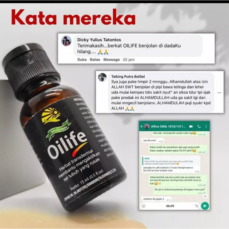 Minyak oles benjolan herbal