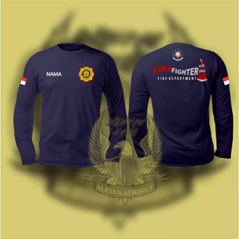 KAOS DAMKAR / KAOS ATASAN DAMKAR LENGAN PANJANG FREE MAMA