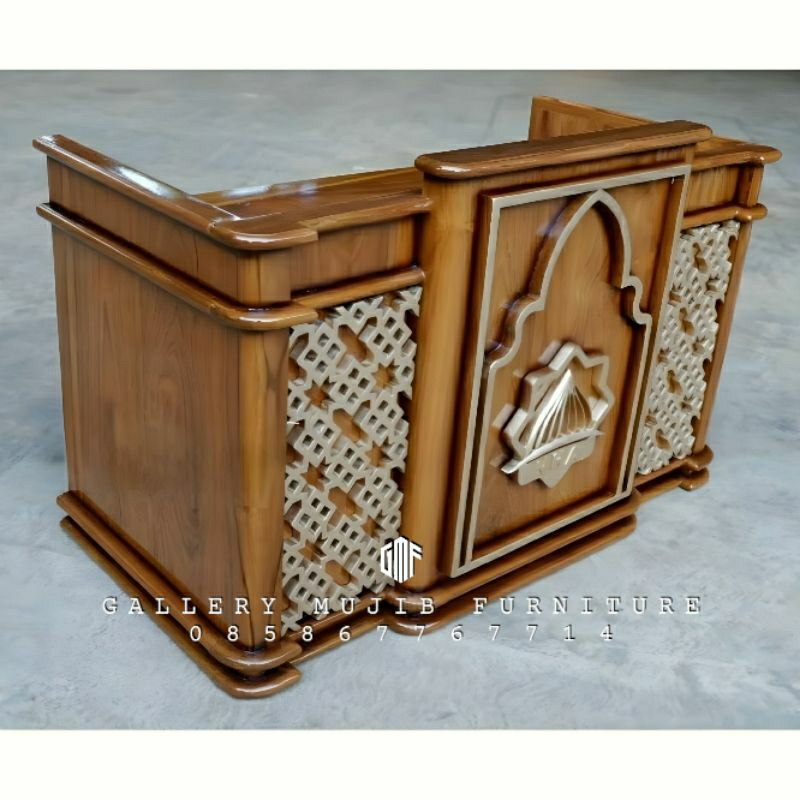 meja majelis minimalis meja majelis kayu jati mimbar masjid duduk