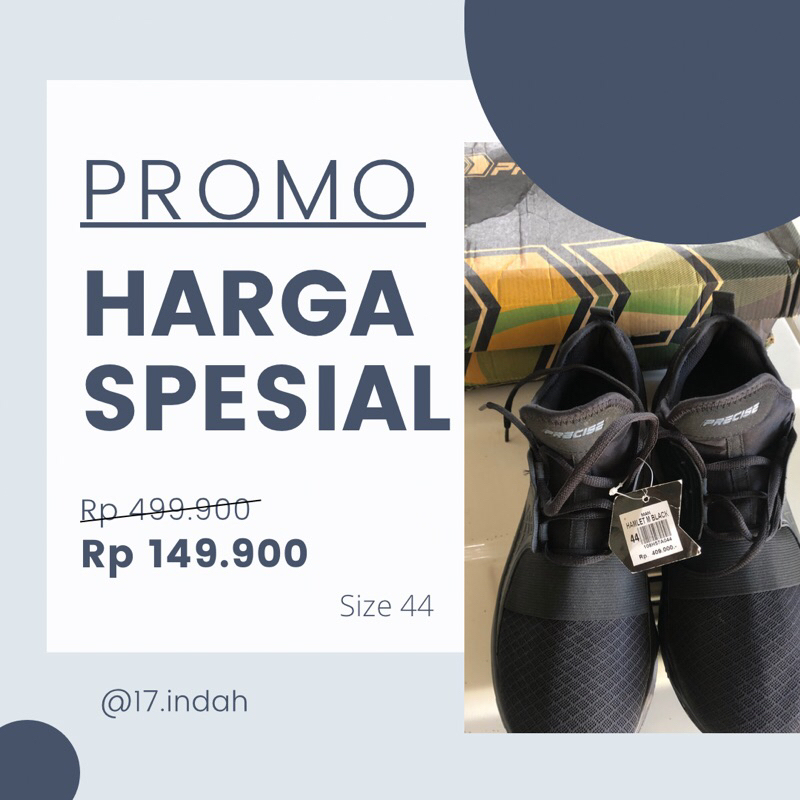 Sepatu precise size 44 /sepatu sekolah / sepatu kerja