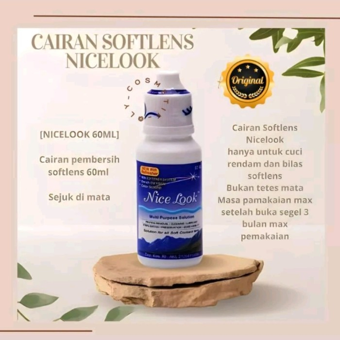 NICE LOOK CAIRAN PEMBERSIH SOFTLENS 60 ML