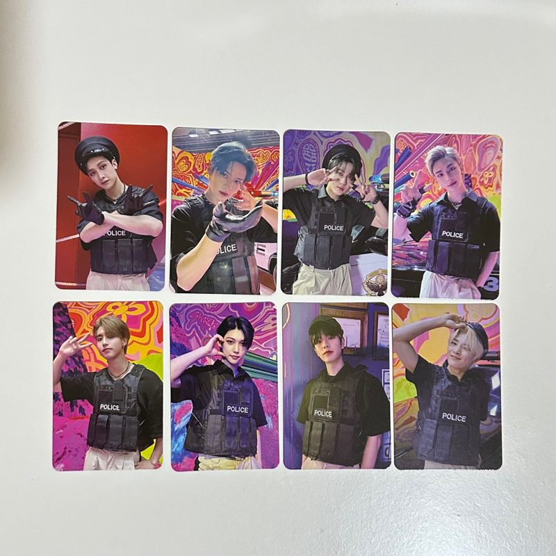 Stray Kids SKZ Maxident SWKR Soundwave Offline Lucky Draw LD Police Photocard PC POB Bang Chan, Lee 
