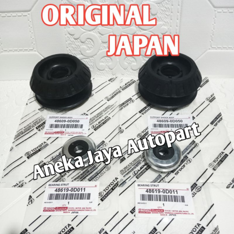 Support shock depan + bearing support Yaris new Vios gen2 gen 2 original