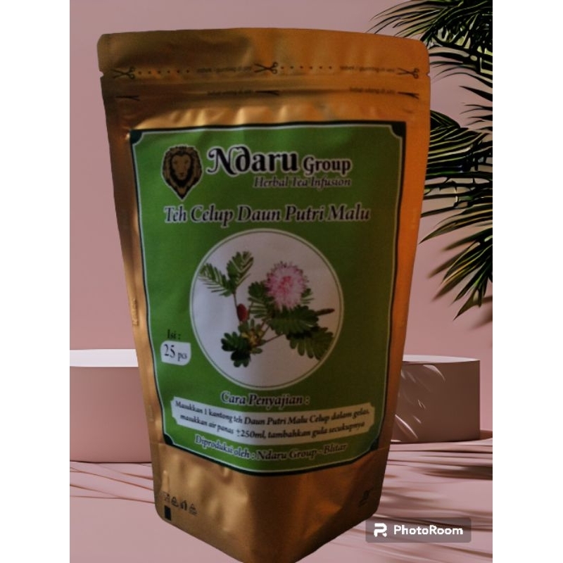 

herbal kuat daun putri malu kemasan celup
