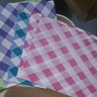 Kertas roti motif, paper bento cake, alas bento cake 15x15 cm