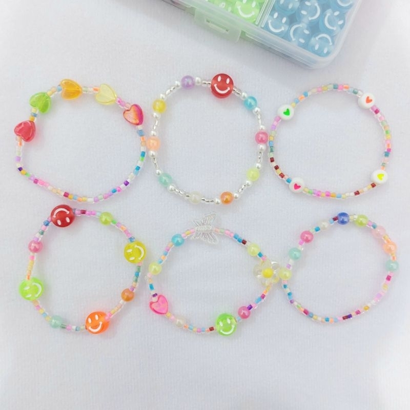 gelang manik | gelang manik-manik | bracelet beads | beads bracelet | gelang korea | gelang lucu