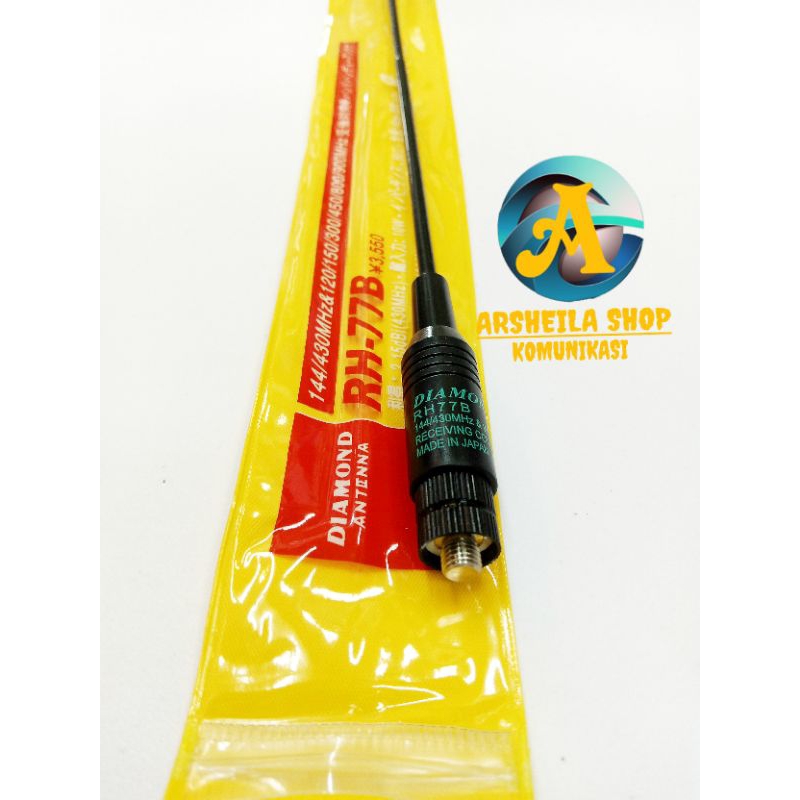 Antena HT dual band  RH 77B lentur tidak mudah patah