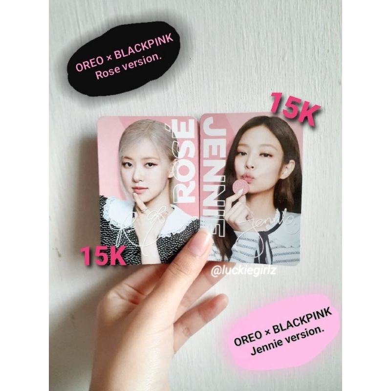 Blackpink Photocard OREO×BLACKPINK