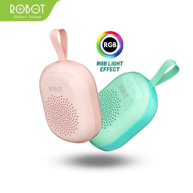 ROBOT MINI SPEAKER BLUETOOTH RGB LIGHT TWS MODE TF CARD RB20