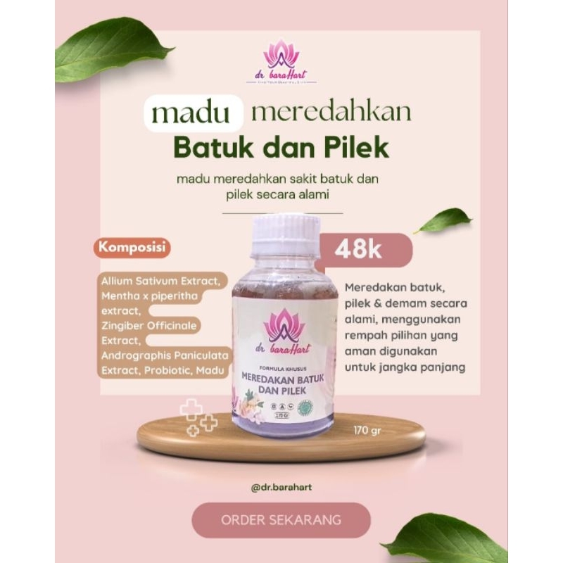 Madu Meredakan Batuk Pilek