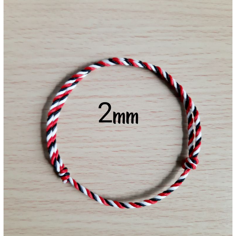 GELANG TRIDATU SIMPLE (1mm/1,5mm/2mm)-2mm Tebal