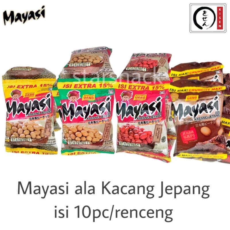 

Mayasi kacang ala Jepang isi 10pc/renceng