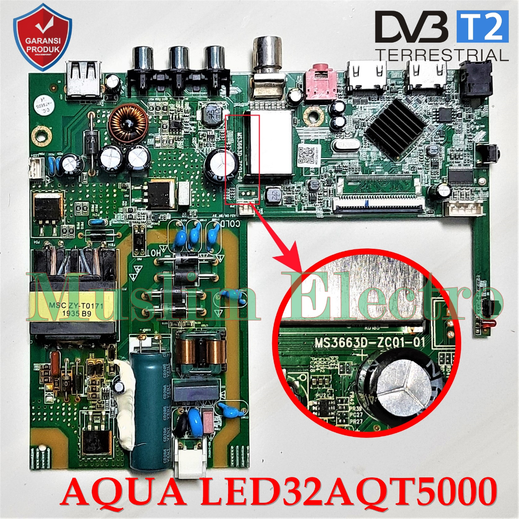 Mainboard LED TV Aqua LE32AQT5000 32AQT5000