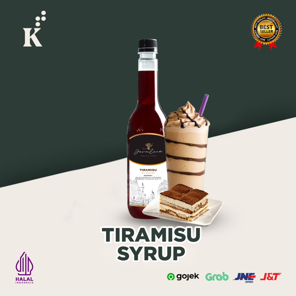 

Sirup / Syrup Javaland Tiramisu 650ml || Sirup Campuran Kopi , Sirup Cafe Premium